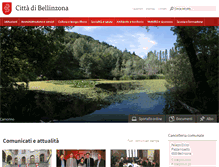 Tablet Screenshot of bellinzona.ch